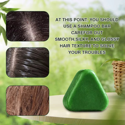 120G Herbal Plant Hair Care Enhancing Handmade Hair Soap Bar Oil Control Dandruff Removal Platycladus Usman Grass Hair Shampoo