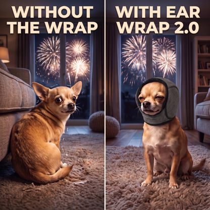 Dog Ear Wrap 2.0 | Calming & Noise-Reducing Ear Muff